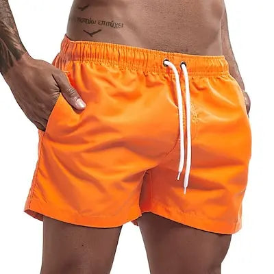 Pantaloncini da Bagno da Uomo da Surf ad Asciugatura Rapida Traspiranti con Coulisse e Tasche per Spiaggia Estiva