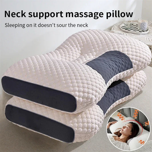 Nuovo Cuscino Cervicale Ortopedico Per Dormire E Massaggio Spa Con Fibra Di Soia Per Uso Domestico