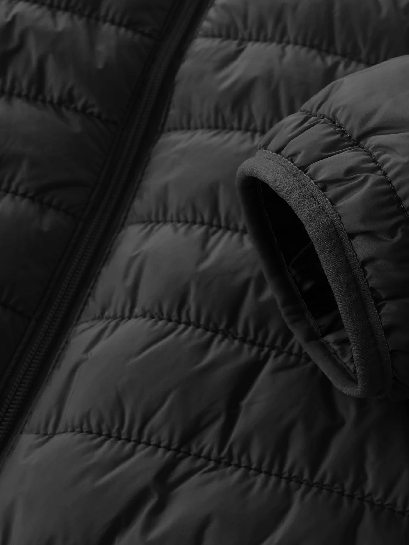 Giacca Invernale Da Uomo In Cotone Leggero Antivento Con Cappuccio Tinta Unita Per Sport All Aperto
