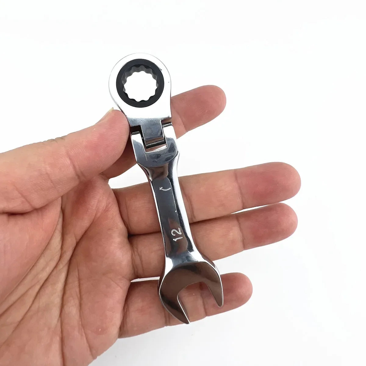 Mini Chiave A Cricchetto Con Manico Corto E Testa Mobile Attrezzo Per Risparmiare Manodopera XMSJ Acciaio Carbonio