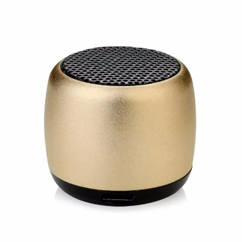M1 Mini Altoparlante Bluetooth Portatile in Metallo con Subwoofer Integrato e Audio Wireless