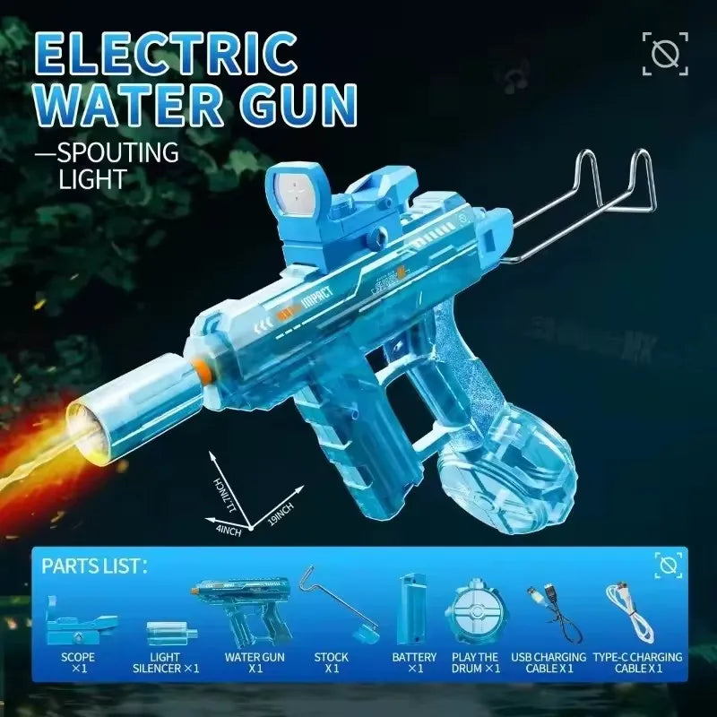 Pistola Ad Acqua Elettrica Ad Alta Pressione Per Bambini Spiaggia Piscina Giardino Giochi Di Combattimento Regalo Estivo