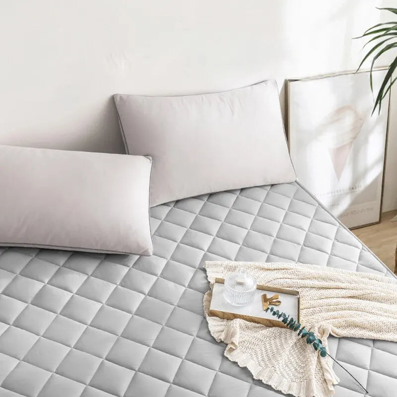 Coprimaterasso Lavabile Con Elastico Traspirante Sottile E Facile Da Pulire Per Letto Matrimoniale E Singolo