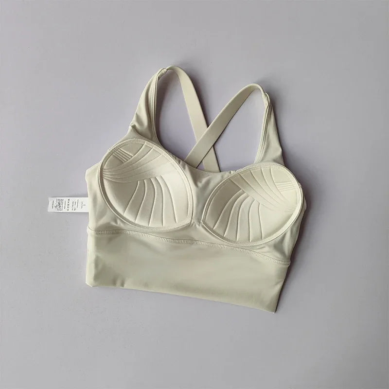 Reggiseno Sportivo Tutto In Uno Alta Intensità Antiurto Per Corsa Yoga Fitness Estivo WX238