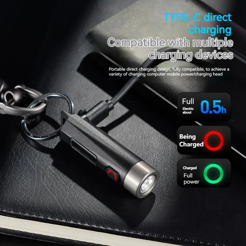 Philips Mini Torcia SFL1121 Alta Intensità Ultraluminosa Ricaricabile Portatile Autodifesa Emergenza Esterna 200 Metri