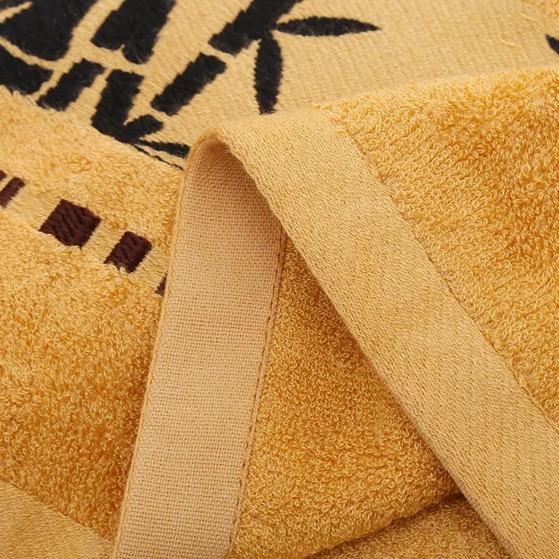 Set Asciugamani Da Bagno In Bambù Ricamati 2 Pezzi Morbidi Alta Qualità Per Viso E Corpo 34x34 34x74 70x140 Cm Regalo