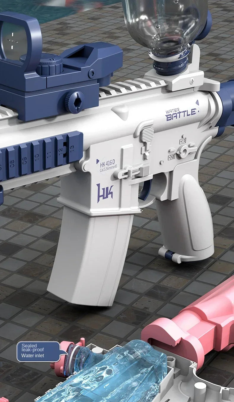 Pistola Ad Acqua Elettrica Automatizzata Per Bambini Portatile Gioco Da Spiaggia Estivo Fantasia