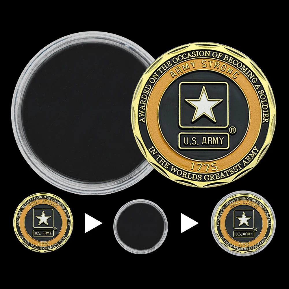 Moneta Commemorativa Dell Esercito Degli Stati Uniti 1775 Nella Grande Collezione Regali All'ingrosso Personalizzati
