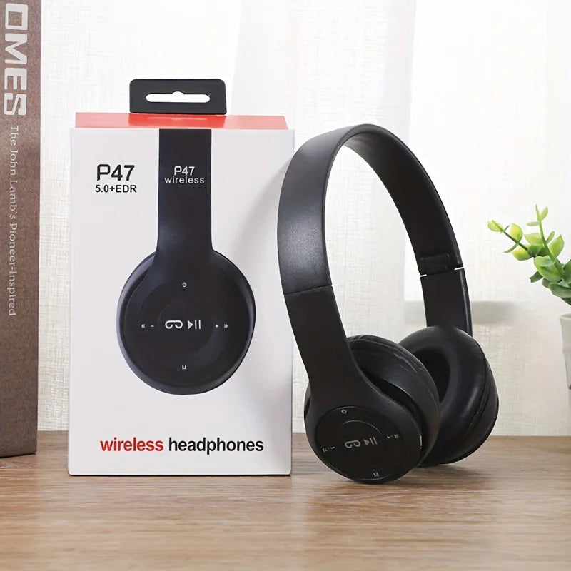 Auricolare Bluetooth P47 5.0 Pieghevole Senza Fili Per Giochi Wireless Compatibile Con iPhone Xiaomi Android