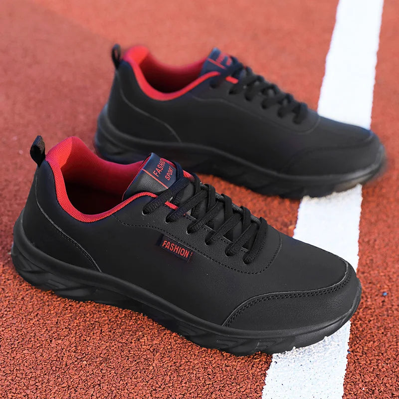 Scarpe Da Uomo In Pelle Traspiranti Da Corsa Scarpe Casual Vulcanizzate Sneakers Per Tempo Libero