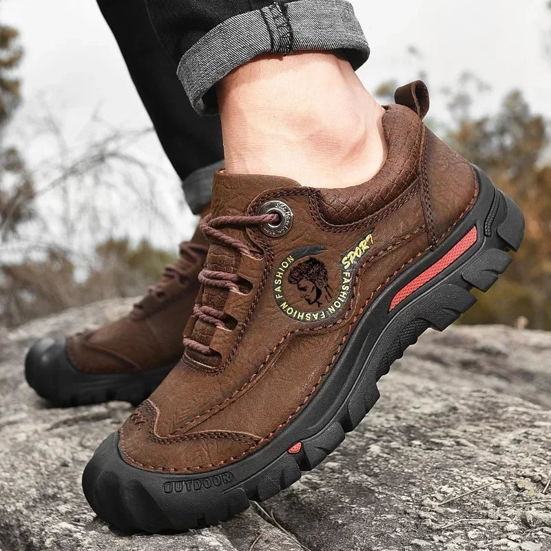 Scarpe Da Trekking Da Campeggio In Vera Pelle Uomo Scarpe Da Ginnastica Sportive Da Uomo Per Tempo Libero