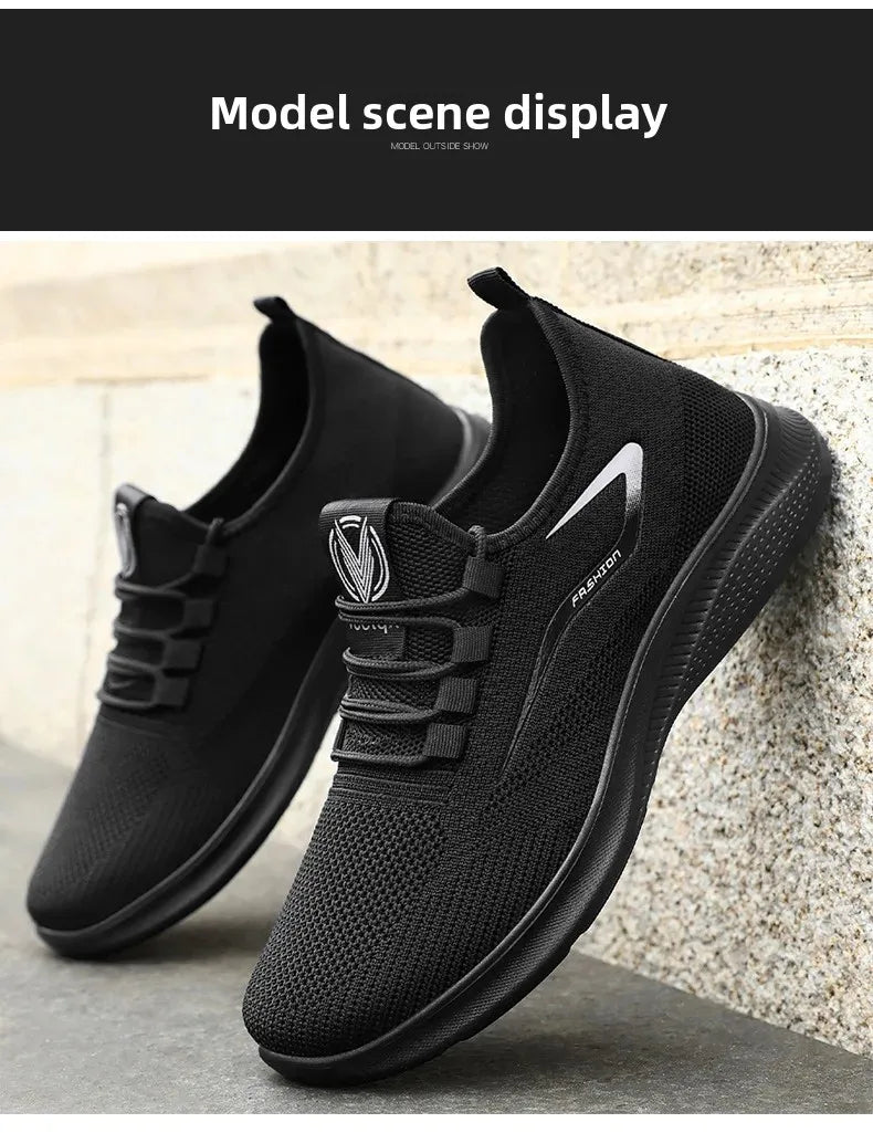 Scarpe Da Corsa Da Uomo Traspiranti Estate Nuovo Stile Casual Antiodore Suola Morbida In EVA Mesh Scarpe Da Ginnastica