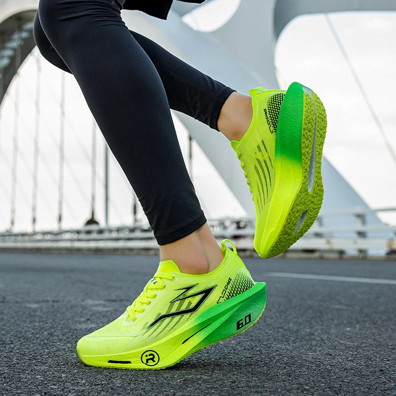 Scarpe Da Corsa Con Piastra In Carbonio Per Maratona Ammortizzanti Da Allenamento Uomo E Donna