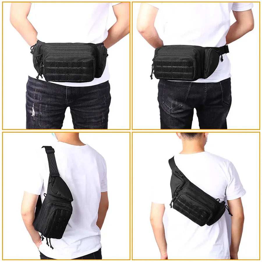 Yakeda Borsa Vita Invisibile Multifunzionale Per Esterni Kit Attrezzi Da Viaggio Sportiva Uomo In Nylon