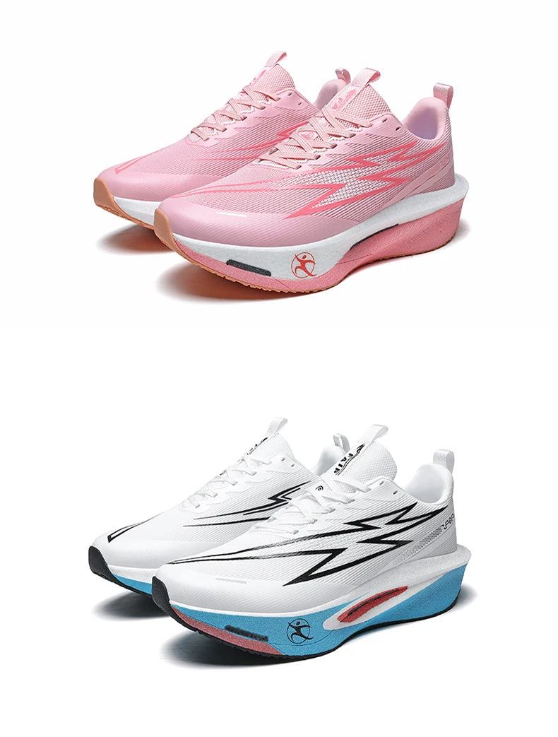 Scarpe sportive da uomo Scarpe da corsa con piastra in carbonio Scarpe da ginnastica da maratona maschili Scarpe da allenamento per atletica ammortizzanti da corsa per donna