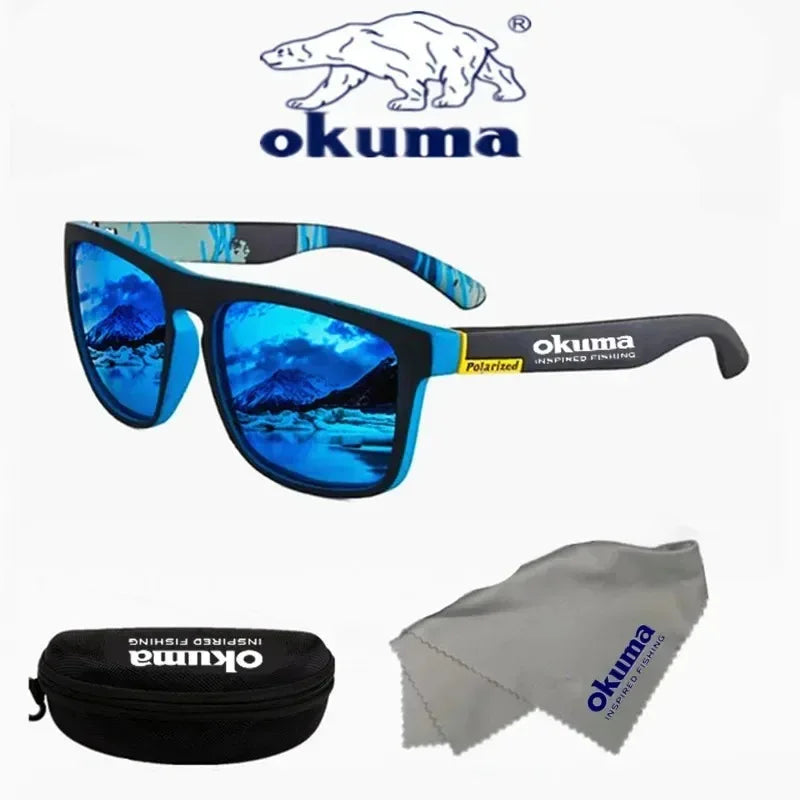 Occhiali Da Sole Polarizzati Okuma UV400 Anti Luce Forte Abbagliamento Per Ciclismo Guida Pesca