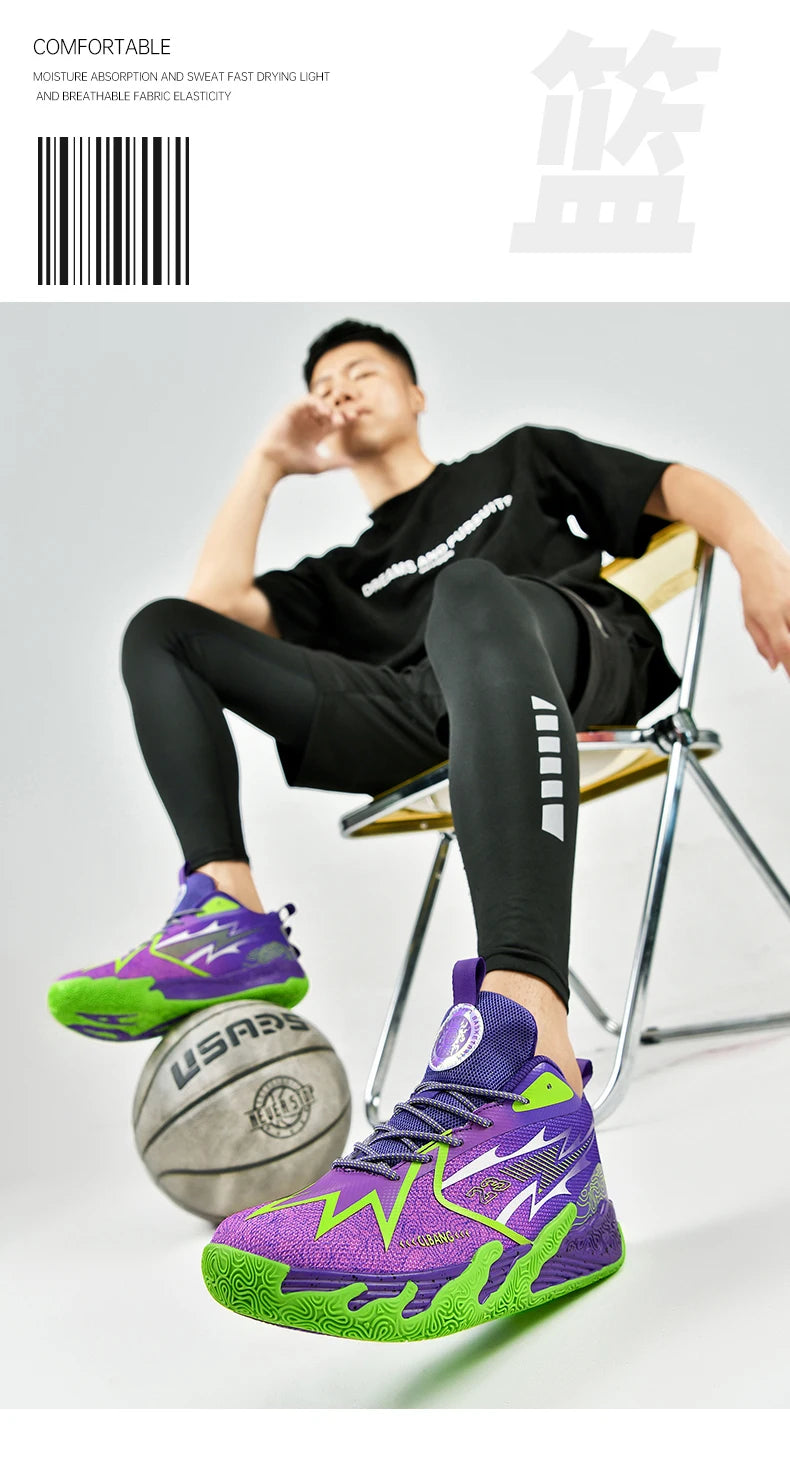 Scarpe Da Basket Professionali Da Uomo Per Allenamento Di Alta Qualità Imbottite E Impermeabili Da Campo Unisex