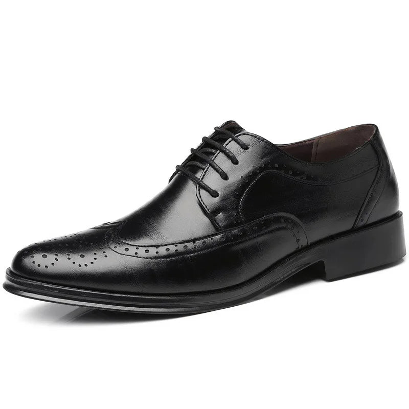 Scarpe Oxford Da Uomo Realizzate A Mano In Vera Pelle Di Vitello Brogue Eleganti Classiche Da Lavoro