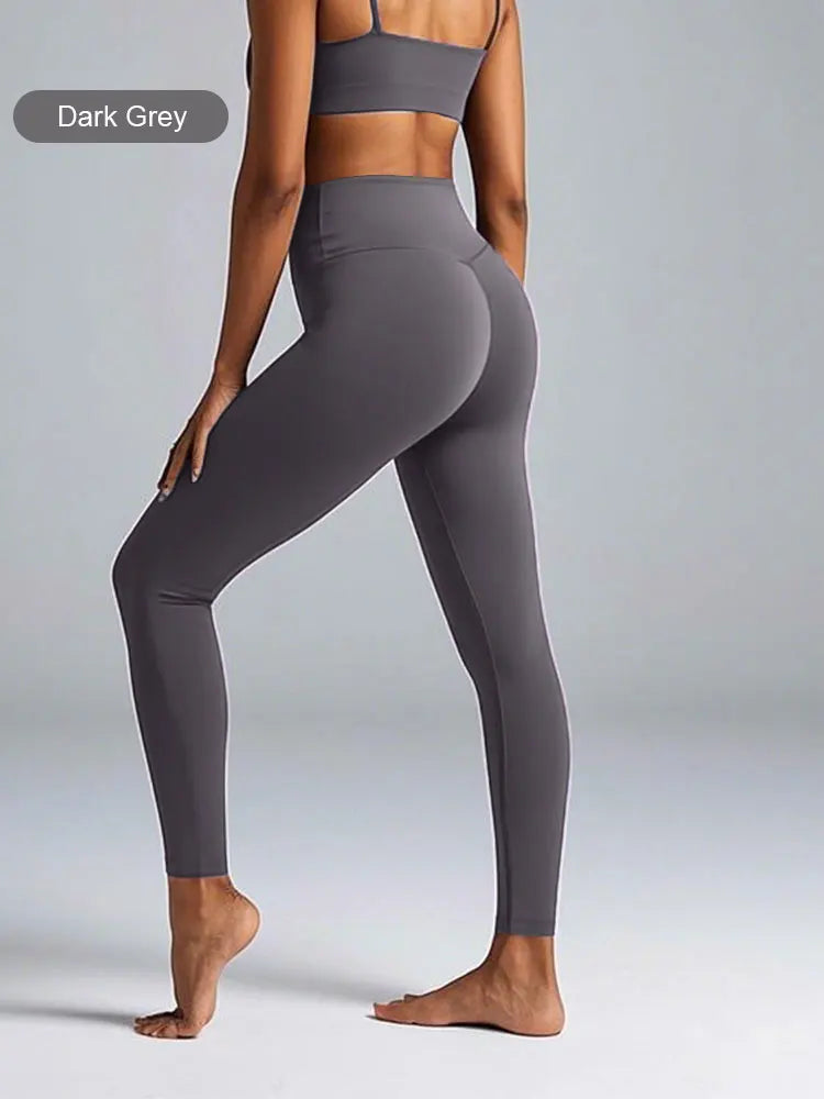 Pantaloni Da Yoga Vita Alta Per Donne Elasticizzati Quattro Direzioni Asciugatura Rapida Per Corsa Ciclismo Palestra