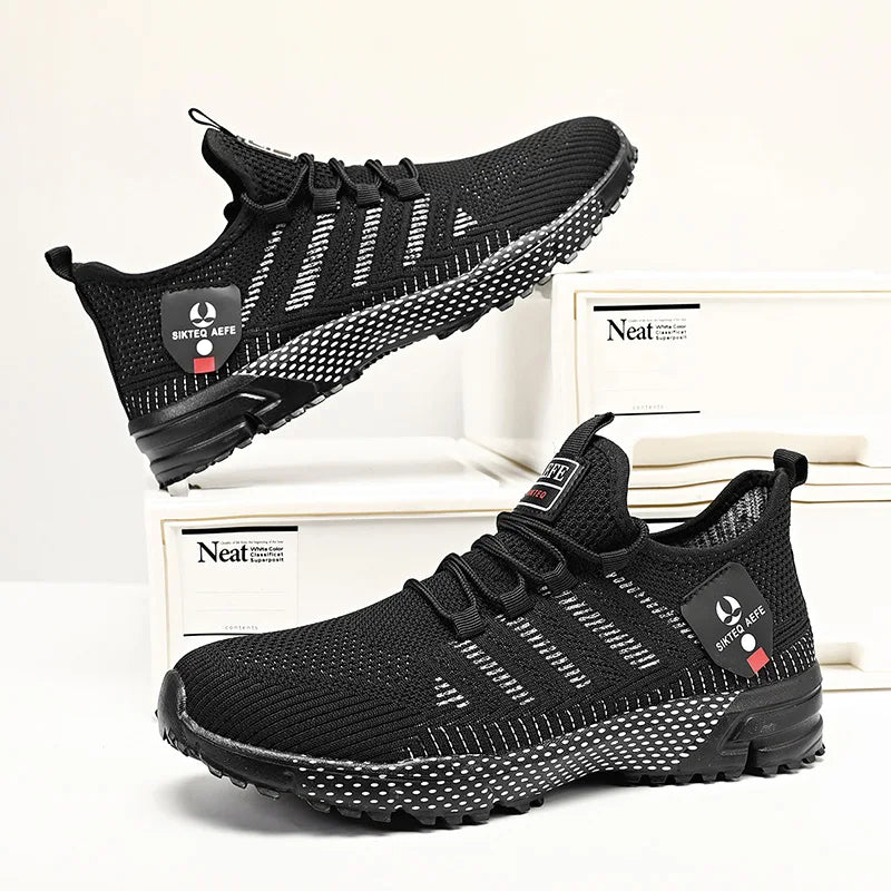 Sneakers Da Uomo Alla Moda In Mesh Traspirante Scarpe Casual Da Corsa Antiscivolo Per Esterno Di Alta Qualità