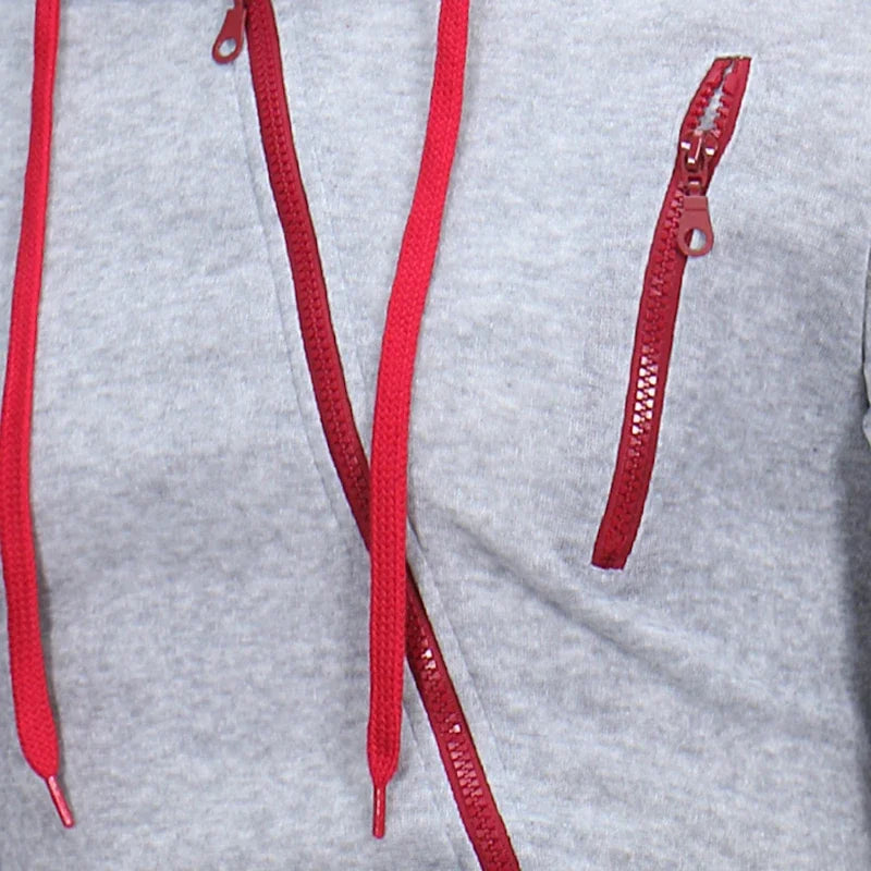 Felpa con Cappuccio Uomo e Pantaloni 2 Pezzi Tuta Sportiva Jogging Set Primavera Autunno Abbigliamento Casual