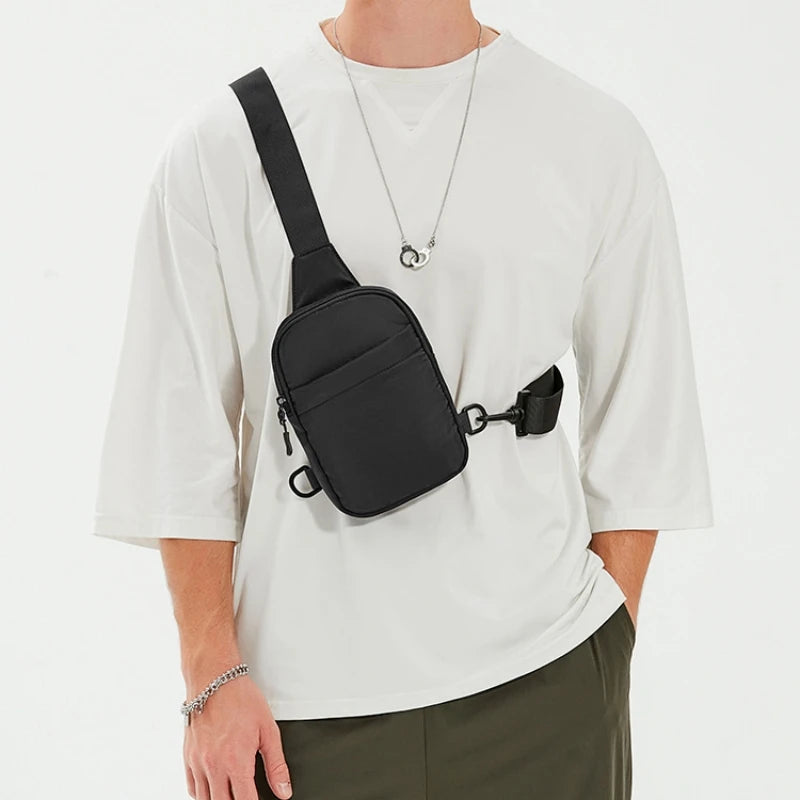 Marsupio Multifunzionale 2In1 Borsa Da Viaggio Per Esterni Uomo Donna Borsa A Tracolla Piccola Casual