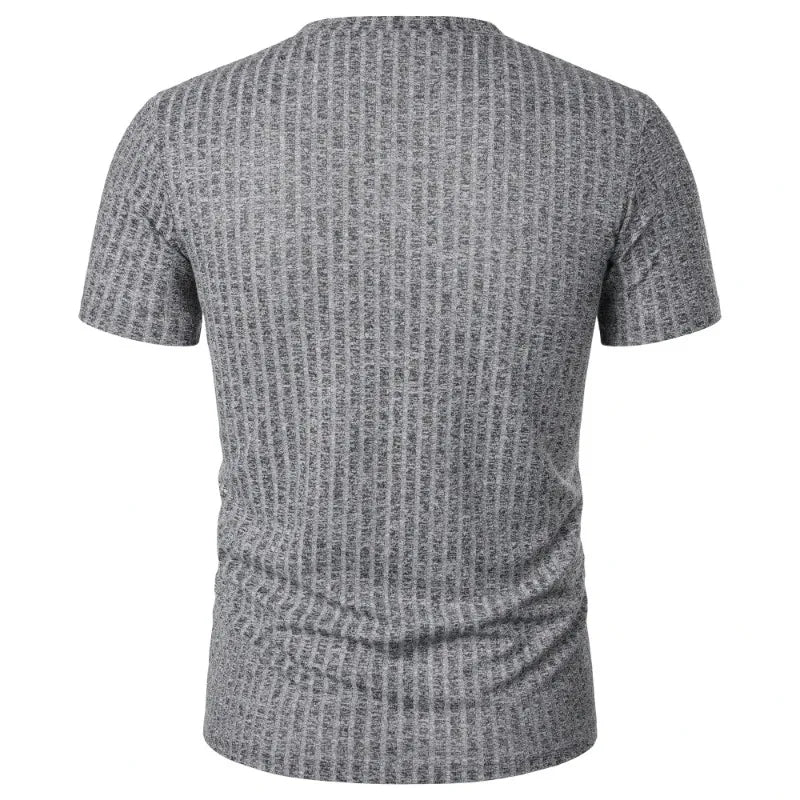 T Shirt Muscolari Da Uomo A Maniche Corte Estive Elasticizzate Scollo A V Bodybuilding Streetwear Allenamento Costine