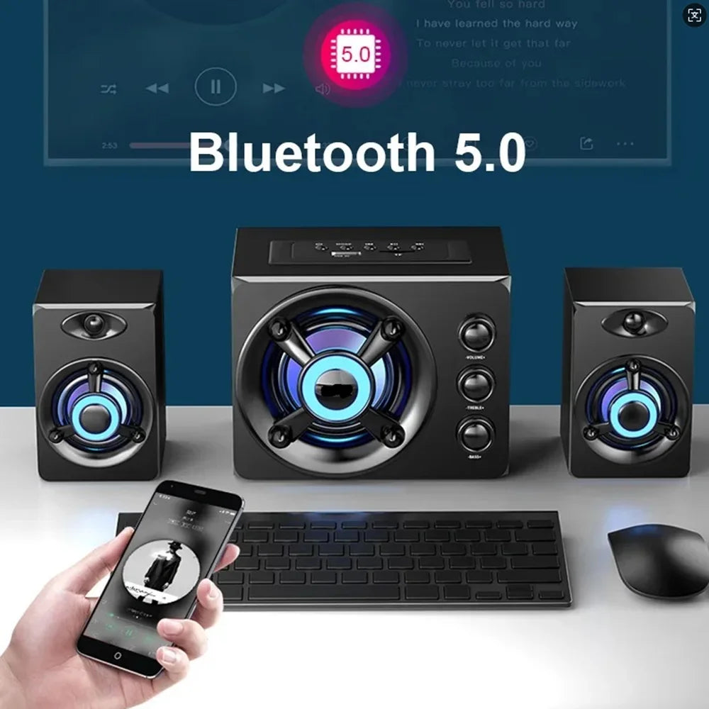 Barra Sonora Bluetooth HiFi 3D Con LED Colorati Per TV E Home Theater Immersiva Per Appassionati Cinema