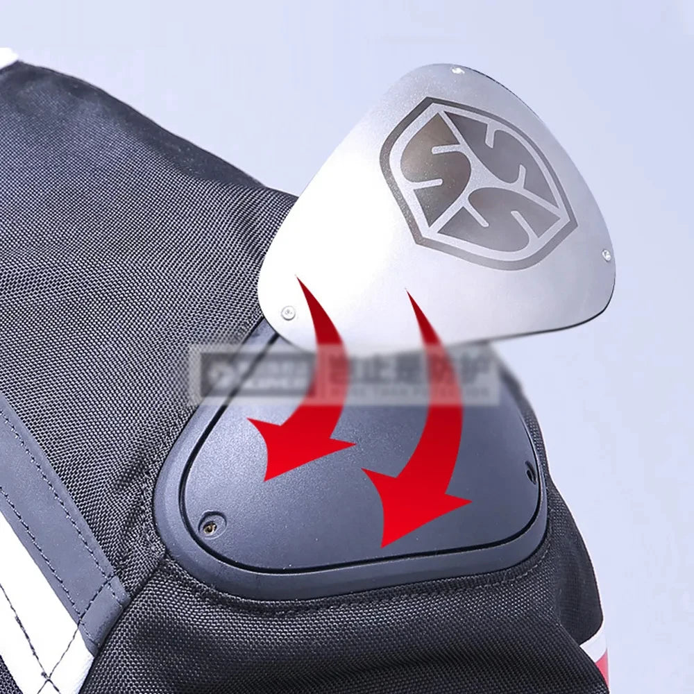SCOYCO Moto Giacca Impermeabile Anticaduta Traspirante In Rete Con Protezioni Motocross Pantaloni Tuta Uomo