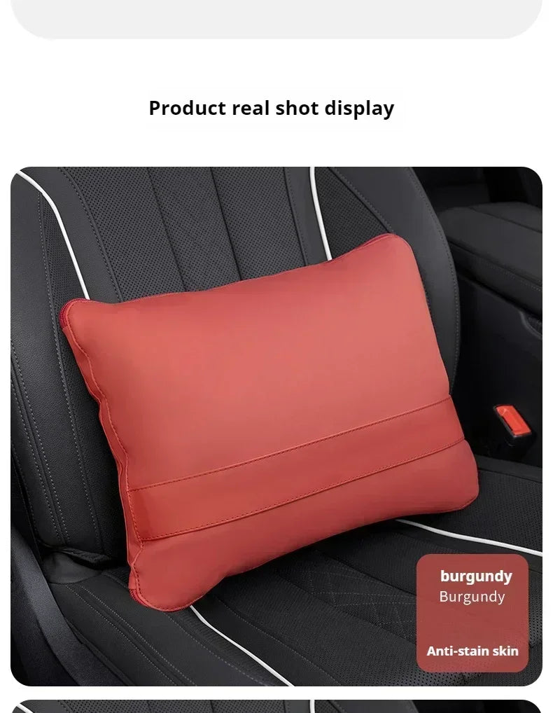 Cuscino Lombare Pieghevole Multifunzionale Per Auto Con Cuscino Trapuntato E Coperta Interna