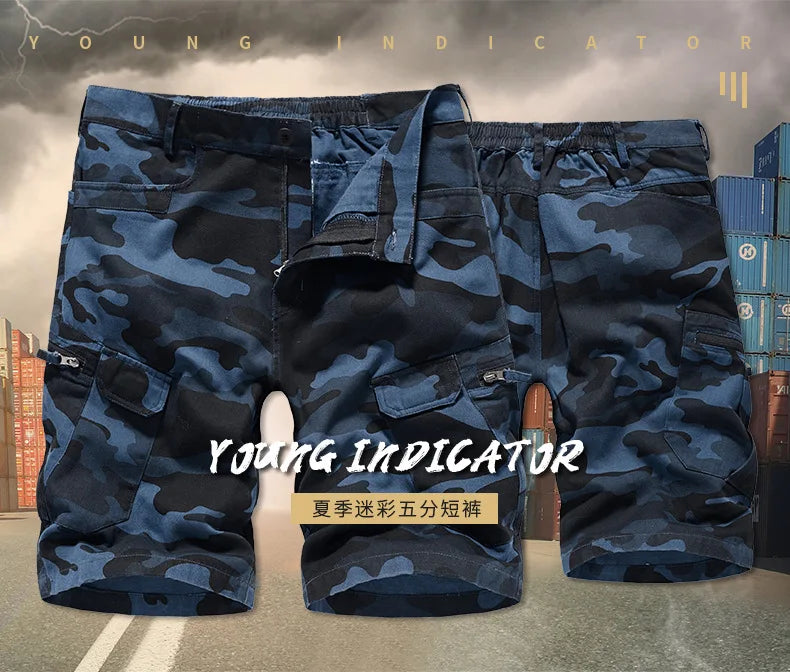 Pantaloncini Cargo Mimetici Da Uomo Con Tasche Estivi 2025 Pantaloni Corti Da Uomo Abbigliamento Maschile