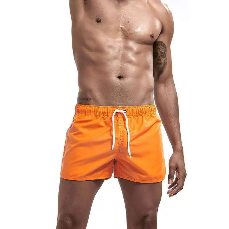 Pantaloncini da Bagno da Uomo da Surf ad Asciugatura Rapida Traspiranti con Coulisse e Tasche per Spiaggia Estiva