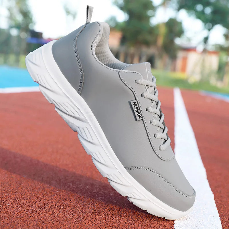 Scarpe Da Uomo In Pelle Traspiranti Da Corsa Scarpe Casual Vulcanizzate Sneakers Per Tempo Libero