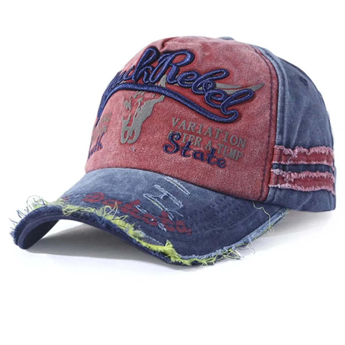 Berretto Da Baseball In Cotone Con Rete Snapback Protezione Solare Unisex Hip Hop Casual Outdoor