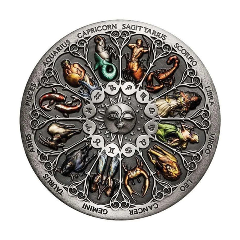 Monete Commemorative Delle Dodici Costellazioni Del Guardiano Della Dea Fortunata Europee Dal 2000 Presente