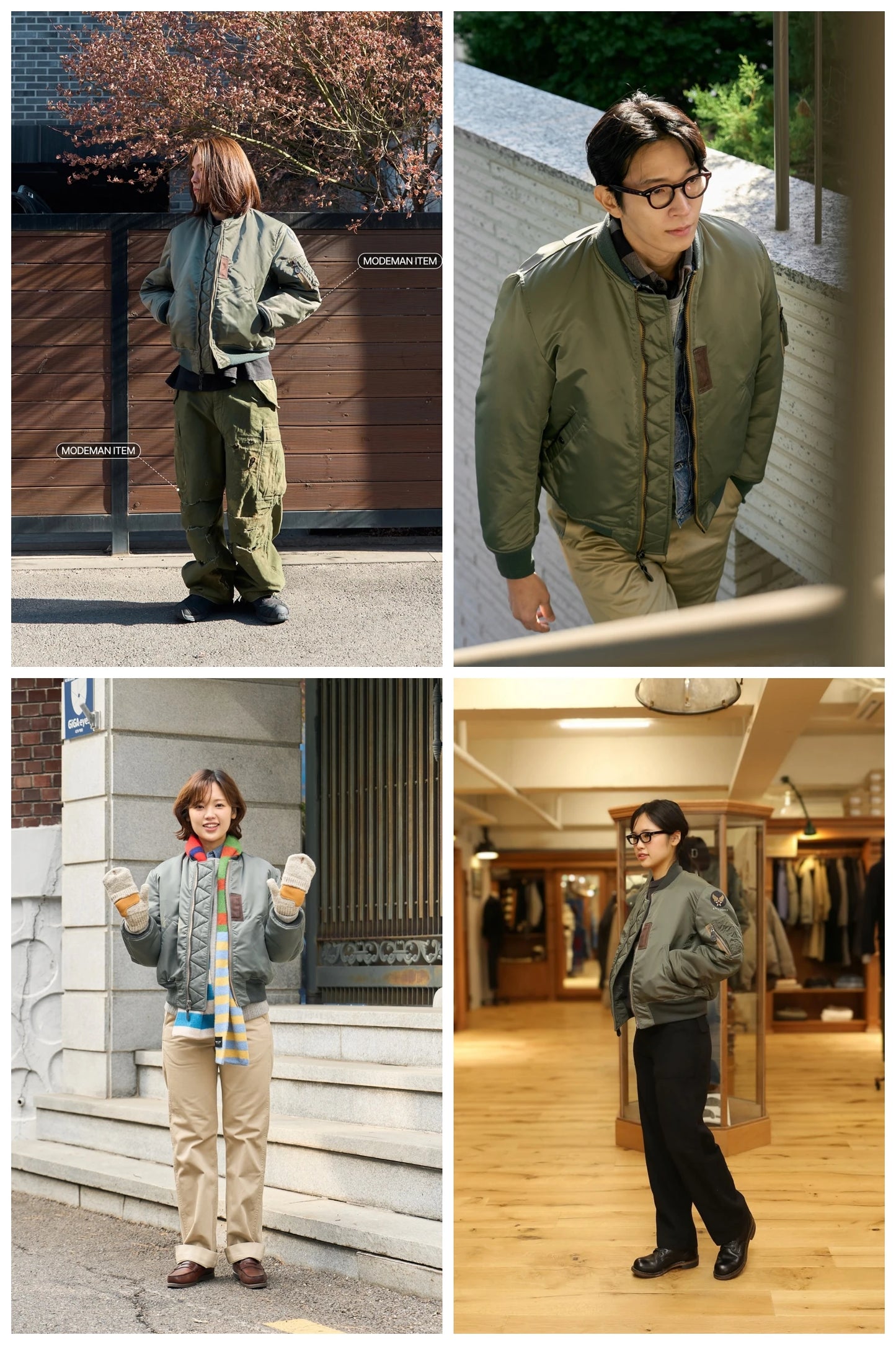 Cappotto Invernale MA1 Verde Salvia Pilota Nylon Imbottito Bomber Vintage Uomo Giacca Da Volo Giappone