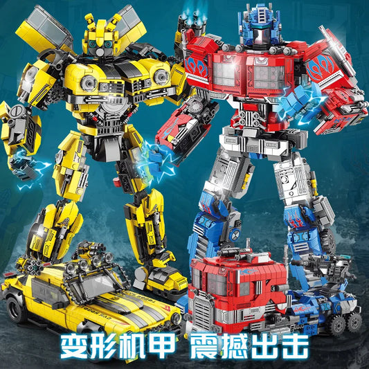 Autobots Decepticons Trasformazione Robot Mattoni Per Bambini Educativo Giocattolo Regalo Compatibile Con Lego Età 14