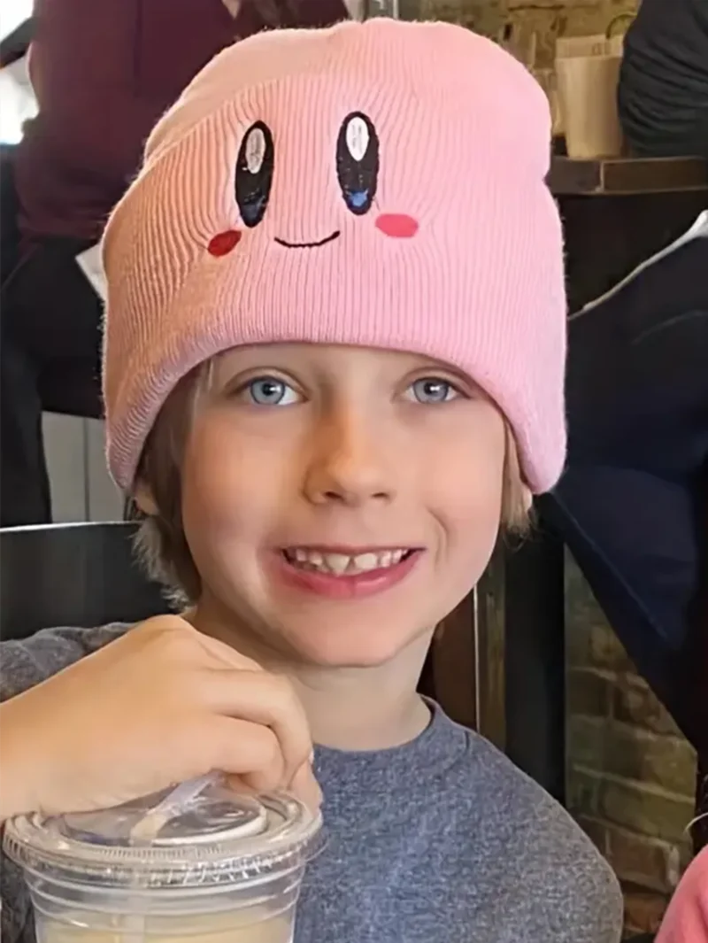 Coppia Beanie Unisex Con Ricamo Occhi, Colori Candy, Berretti In Maglia Calda, Casual E Trendy Per Donne E Uomini