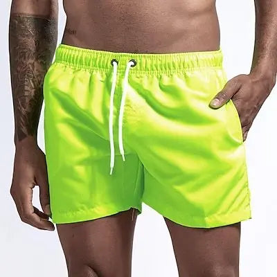 Pantaloncini da Bagno da Uomo da Surf ad Asciugatura Rapida Traspiranti con Coulisse e Tasche per Spiaggia Estiva