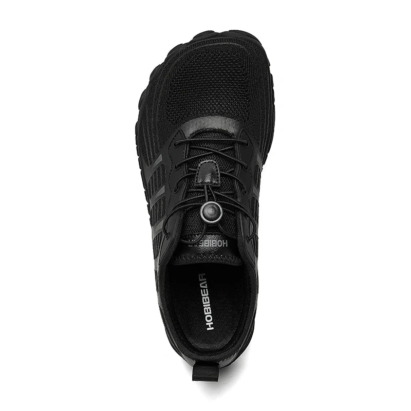HOBIBEAR Scarpe Da Ginnastica Traspiranti Con Fascia Elastica Punta Larga Per Uomo E Donna Spiaggia