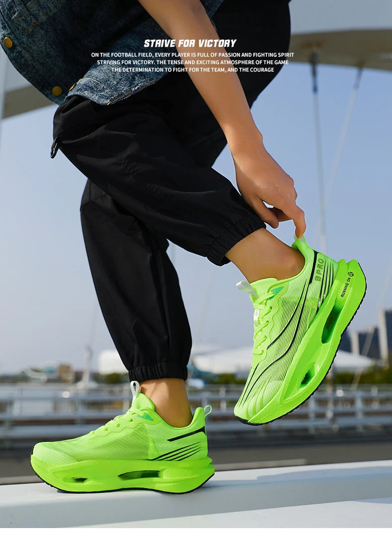 Scarpe da Corsa con Piastra in Carbonio per Maratona Unisex Traspiranti e Leggere Antiscivolo Sneakers Atletiche
