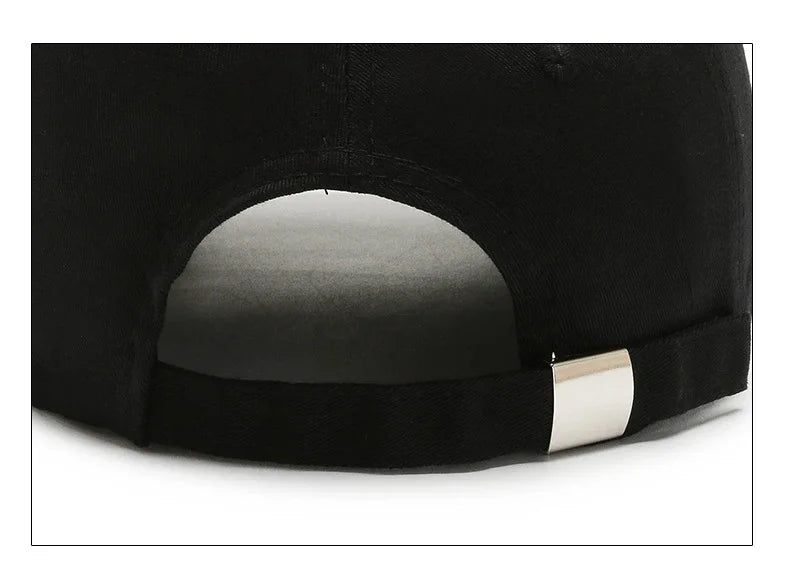 Berretto Da Baseball Unisex Ricamo Lettera Cappello Hip Hop Regolabile Esterno Protezione Solare Primavera Autunno