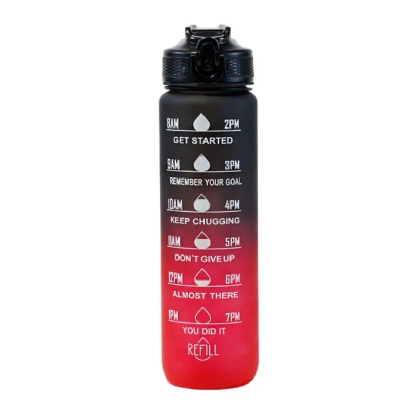 Borraccia In Plastica Da 900 A 1000 Ml Con Cannuccia Antiperdite Per Viaggi E Ciclismo SIMBUID