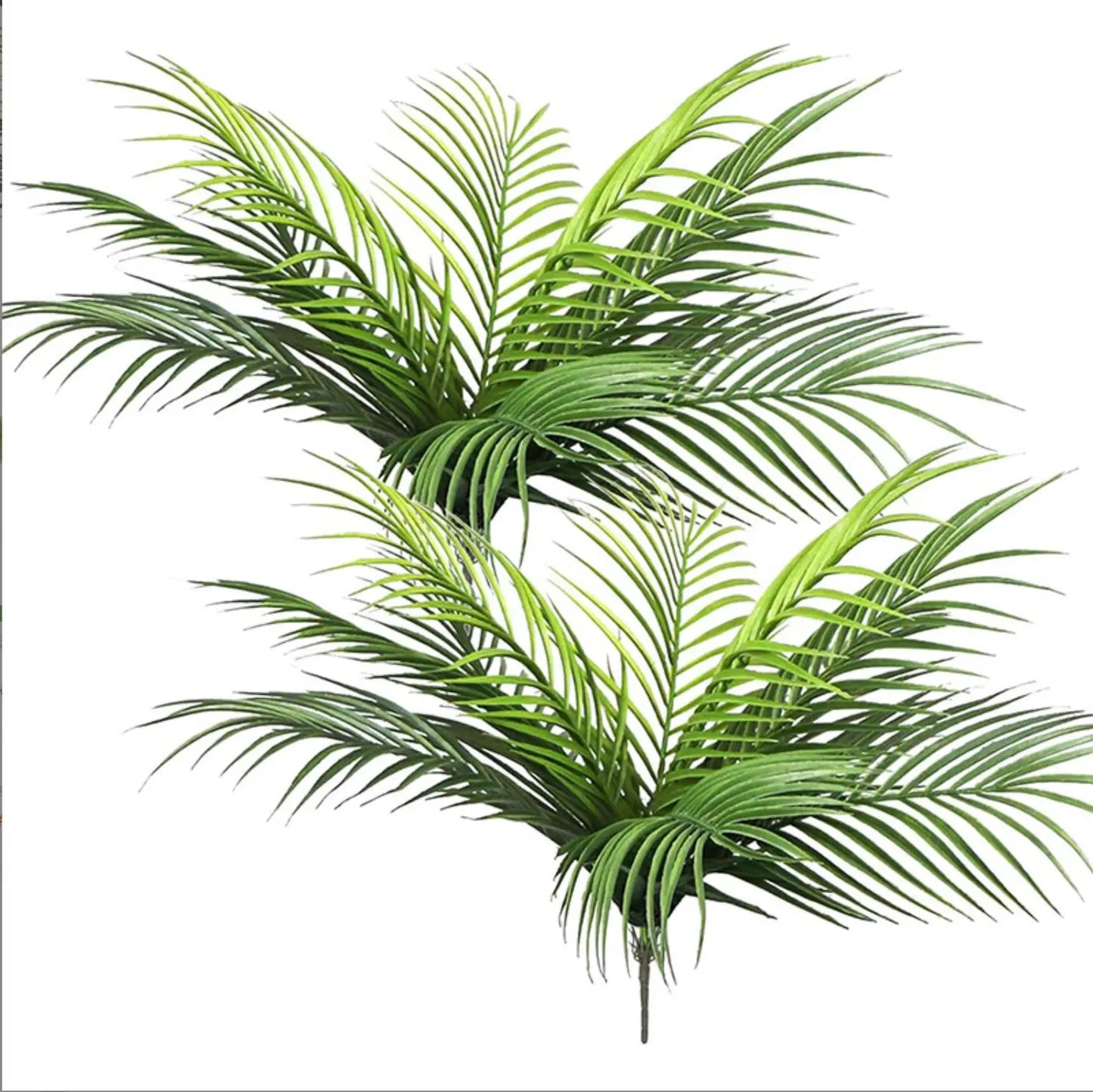 Palma Artificiale Tropicale Con Rami Di Foglie In Plastica Verde Per Decorazione Giardino Esterno Misure 50 90 120 Cm
