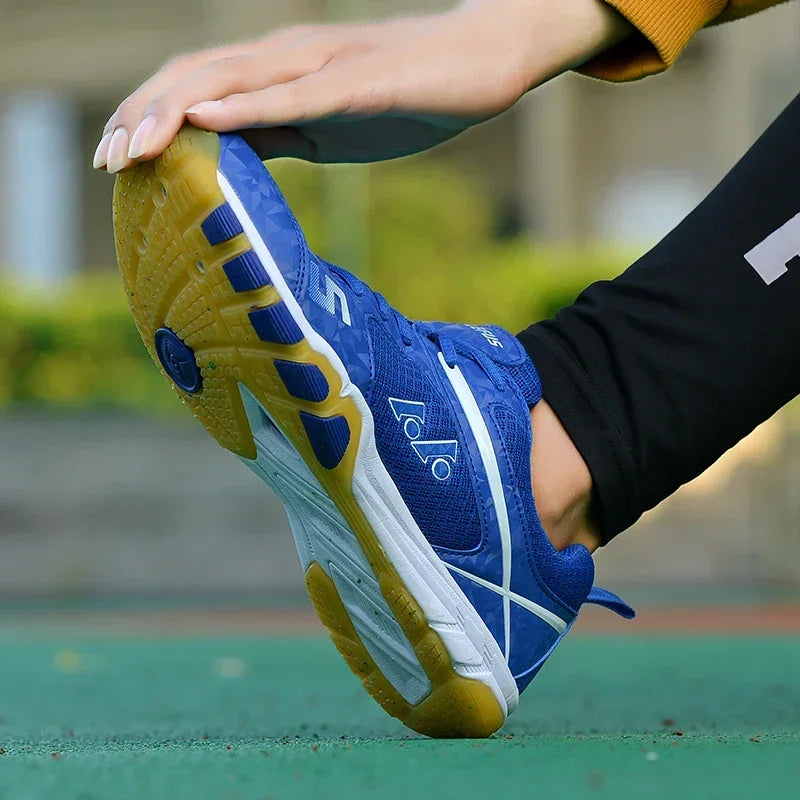 Scarpe Da Tennis Da Competizione Uomo Professionali Traspiranti Coppia Scarpe Da Ping Pong E Badminton