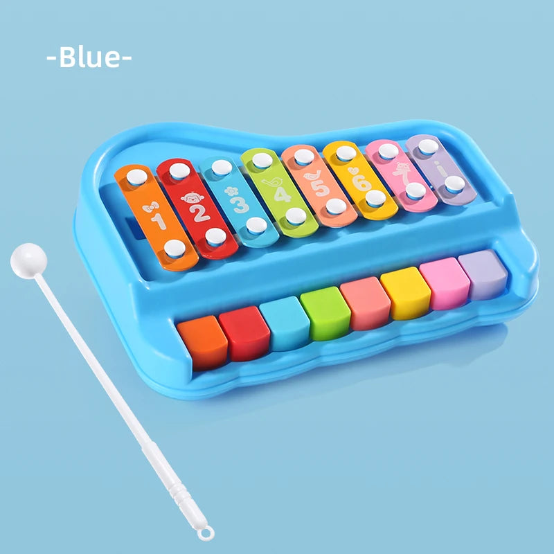 Xilofono Educativo Montessori Per Bambini A 8 Toni Strumenti Musicali Giocattoli Percussione Per 0 3 Anni