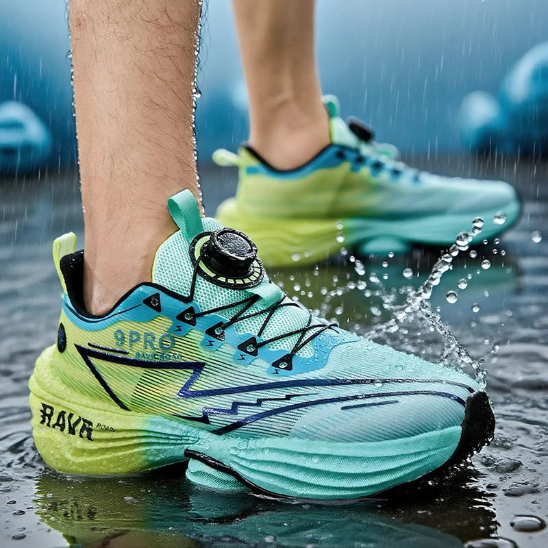 Letcomfit Scarpe Da Corsa Uomo 2025 Ammortizzazione Piastra Carbonio Scarpe Da Ginnastica Maratona Leggere Antiscivolo