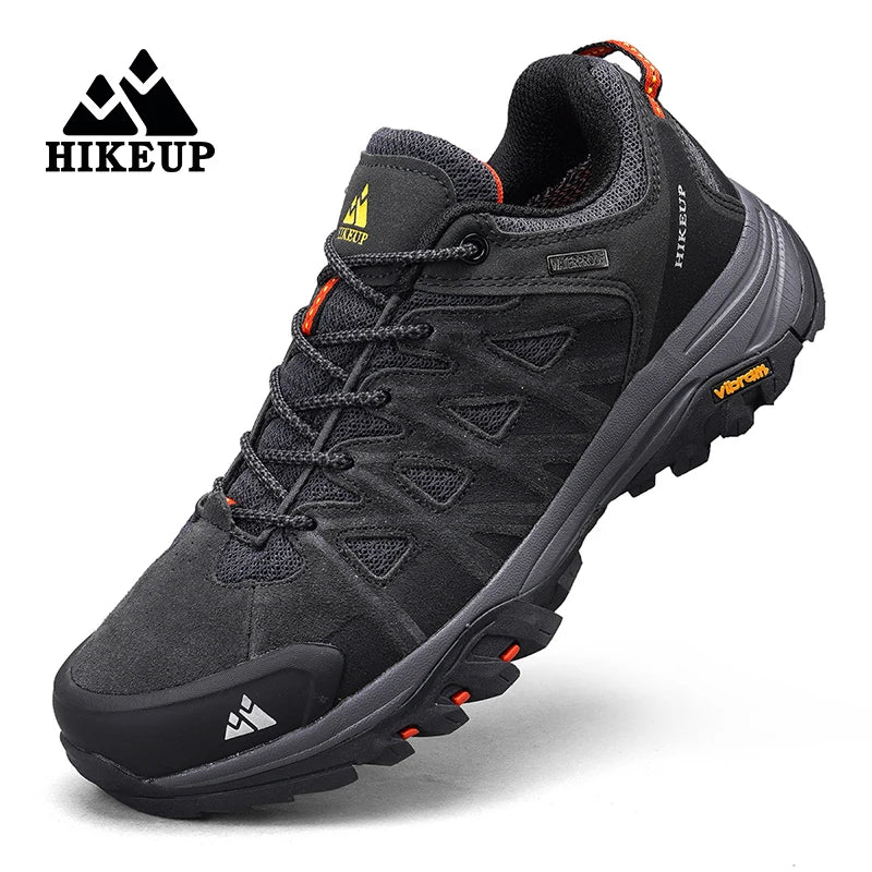 Hikeup Scarpe Trekking Da Uomo Traspiranti Con Lacci Ammortizzate Per Esterno E Arrampicata