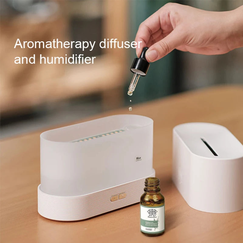 Kinscoter Diffusore Aroma Umidificatore Ultrasuoni Led Freddo Mist Maker Olio Essenziale 180ml Per Ambienti 11 20 m2