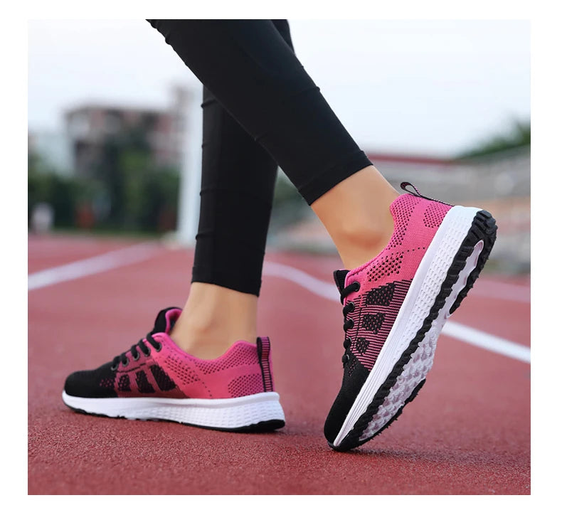 Scarpe sportive da donna Sneakers con plateau alla moda Scarpe basse da donna primavera estate Scarpe da corsa per donna Scarpe casual Mesh Jogging Tennis